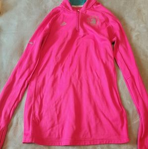 Adidas pink boston marathon running jacket